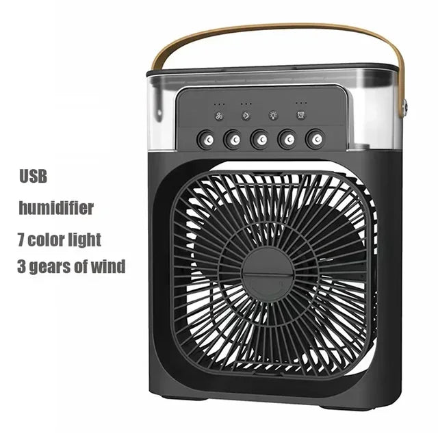 Portable 4-in-1 Upgraded Air Conditioner Cooler Humidifier Fan and LED Light