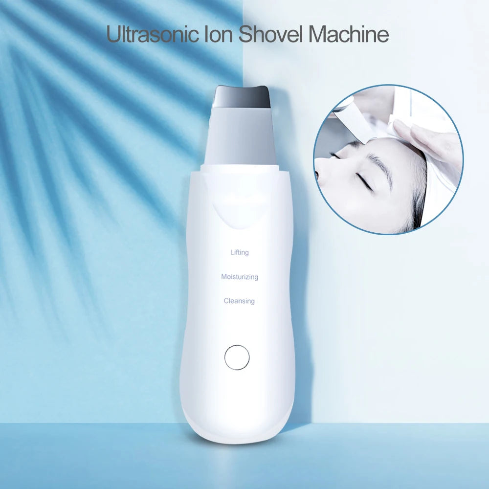 Ultrasonic Skin Scrubber Vibration Face Blackhead Remover