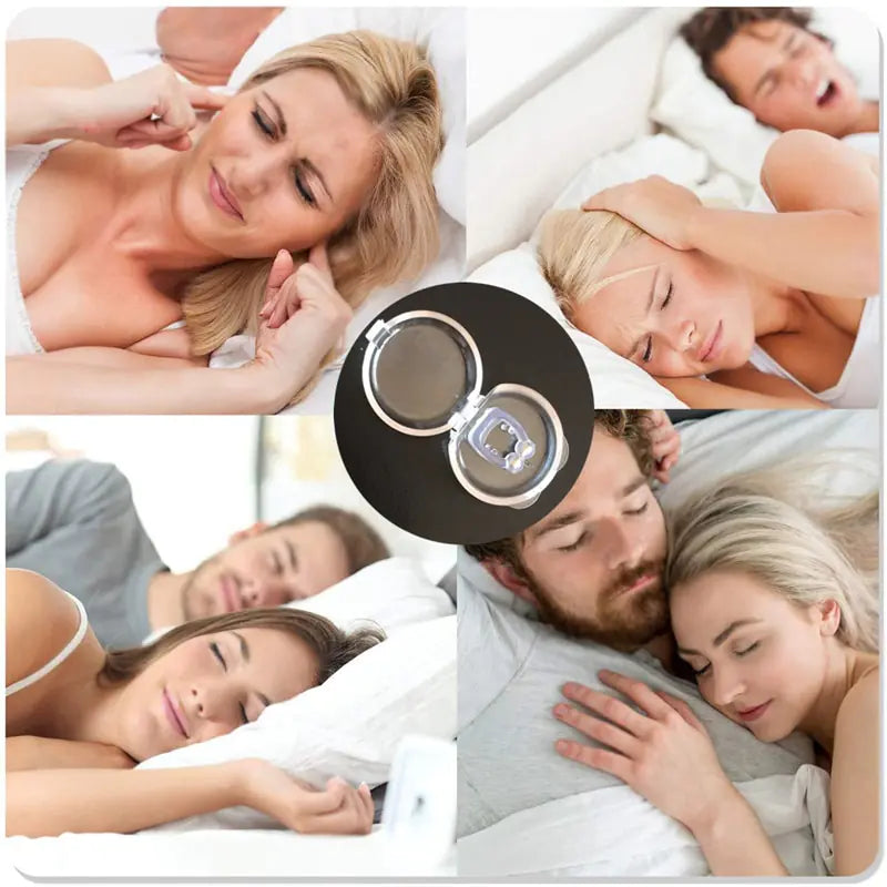 Magnetic Anti Snore Device Sleep Aid Kit (Buy 1 Get 1 Free)