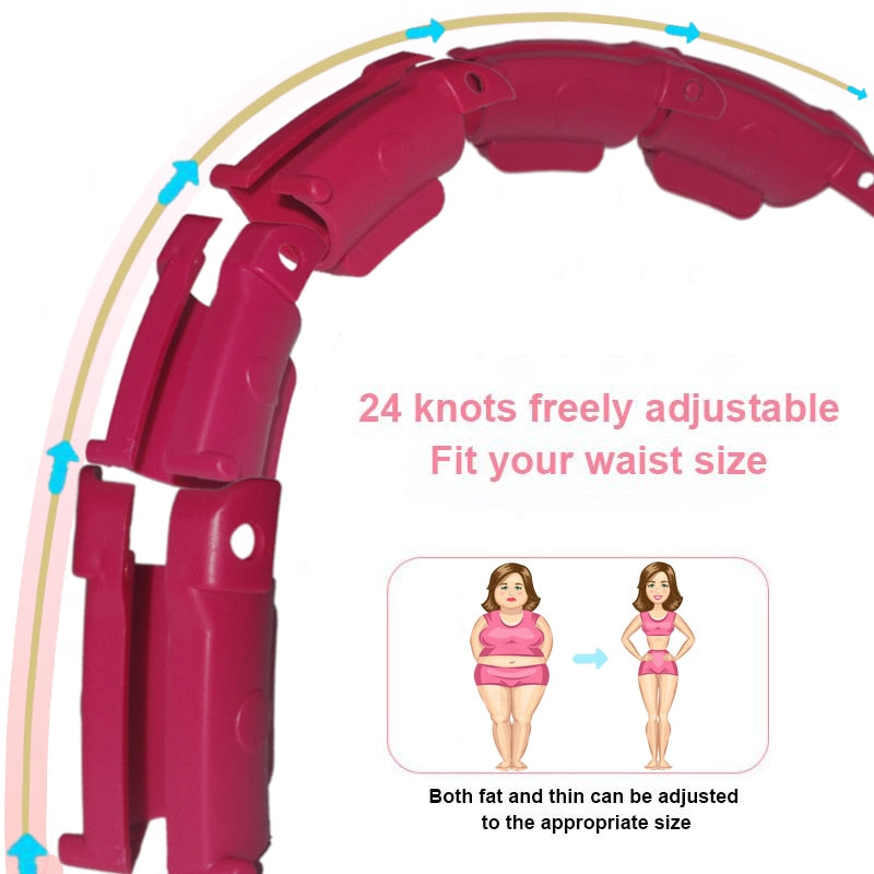 Adjustable Sport Hoops Thin Waist Exercise