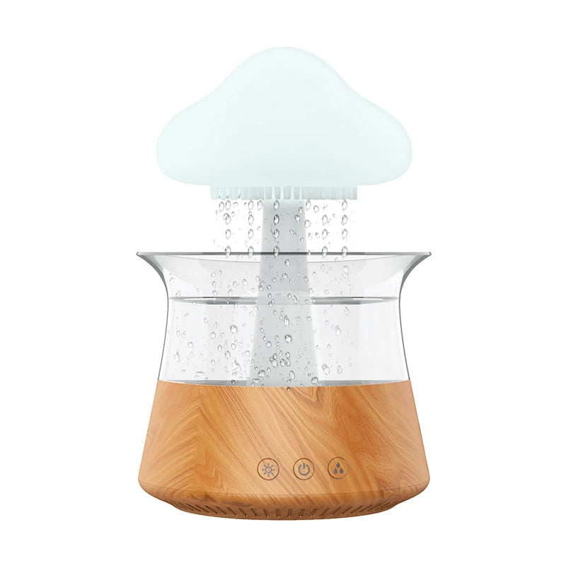 Rain Cloud Humidifier USB Night Light Aromatherapy Essential Oil Diffuser