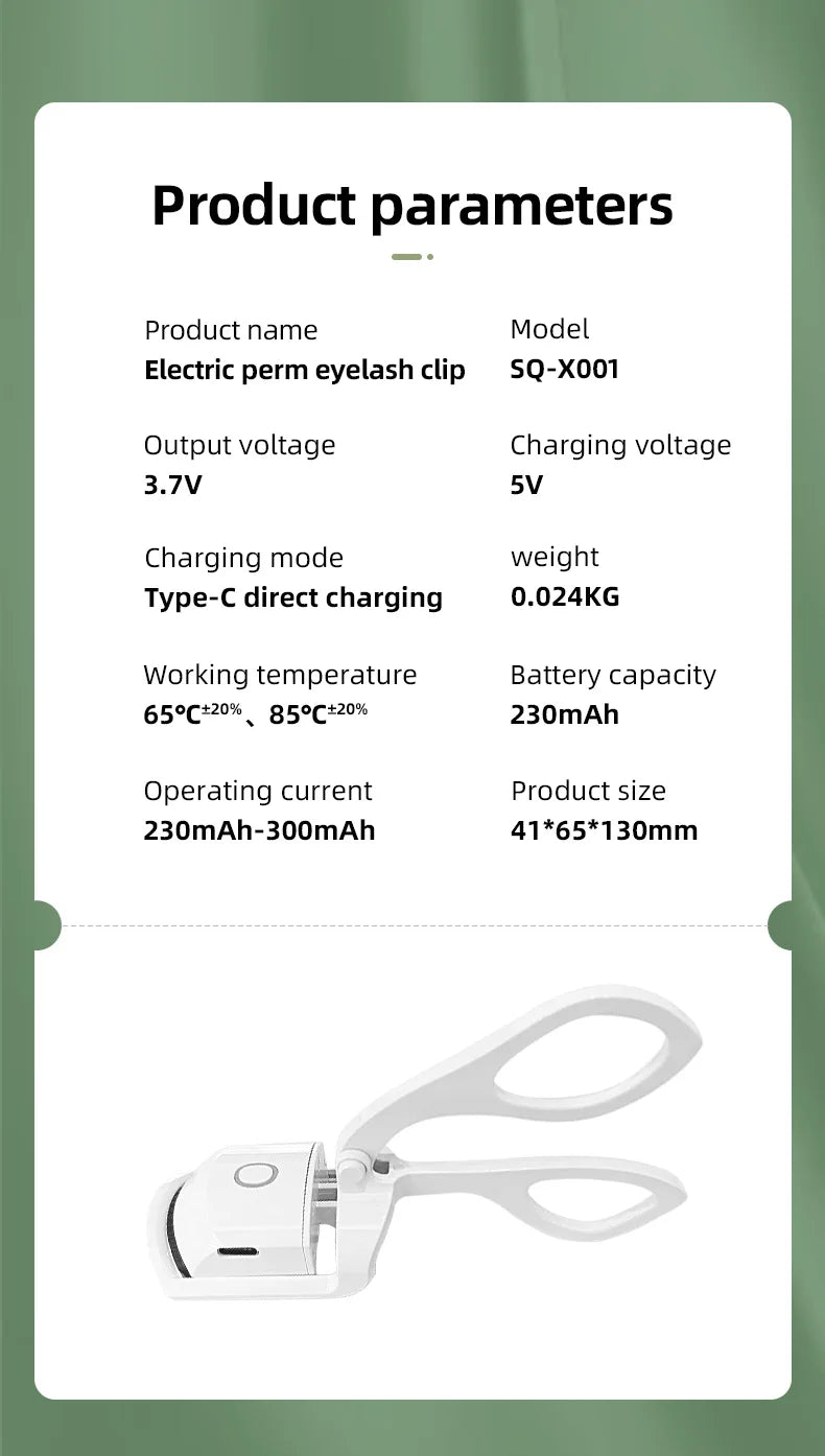 Electric Eyelash Curler USB Charging