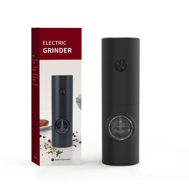 Electric Automatic Salt and Pepper Grinder Set, Rechargeable, USB Gravity Sensing Design