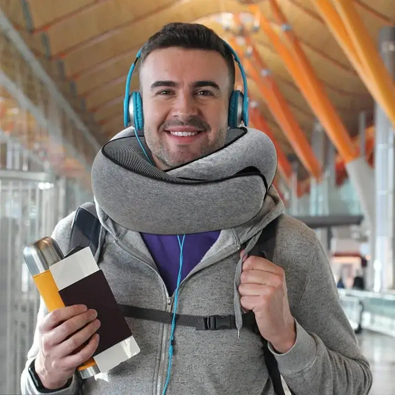 Travel Neck Pillow Memory Foam 2.0