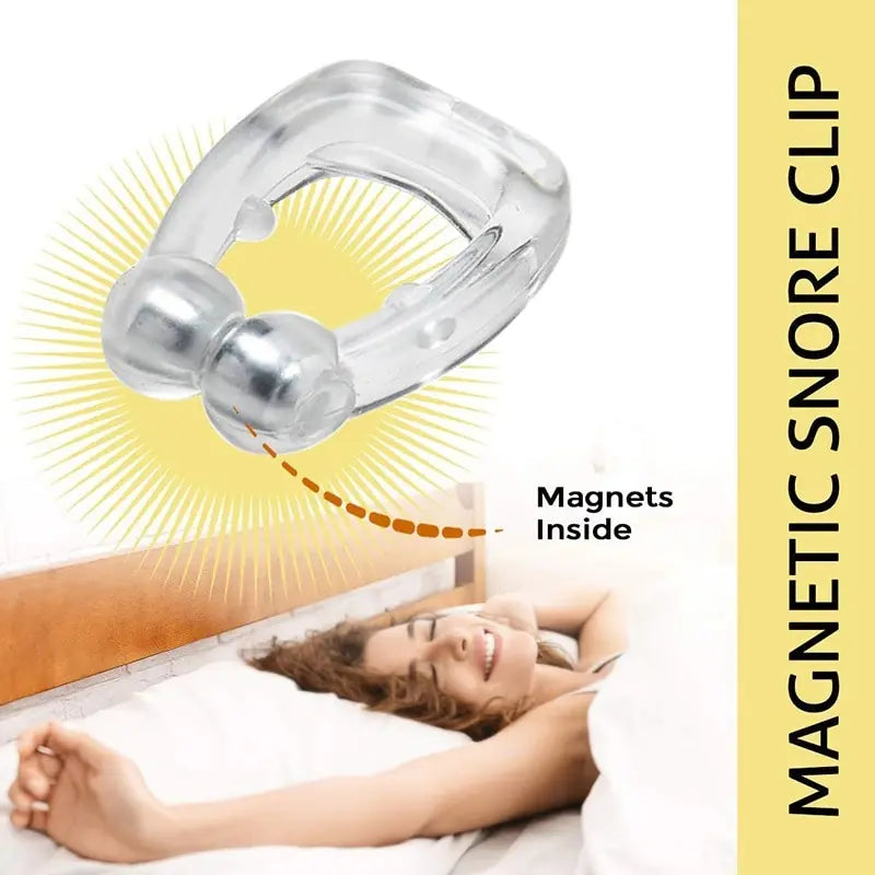 Magnetic Anti Snore Device Sleep Aid Kit (Buy 1 Get 1 Free)