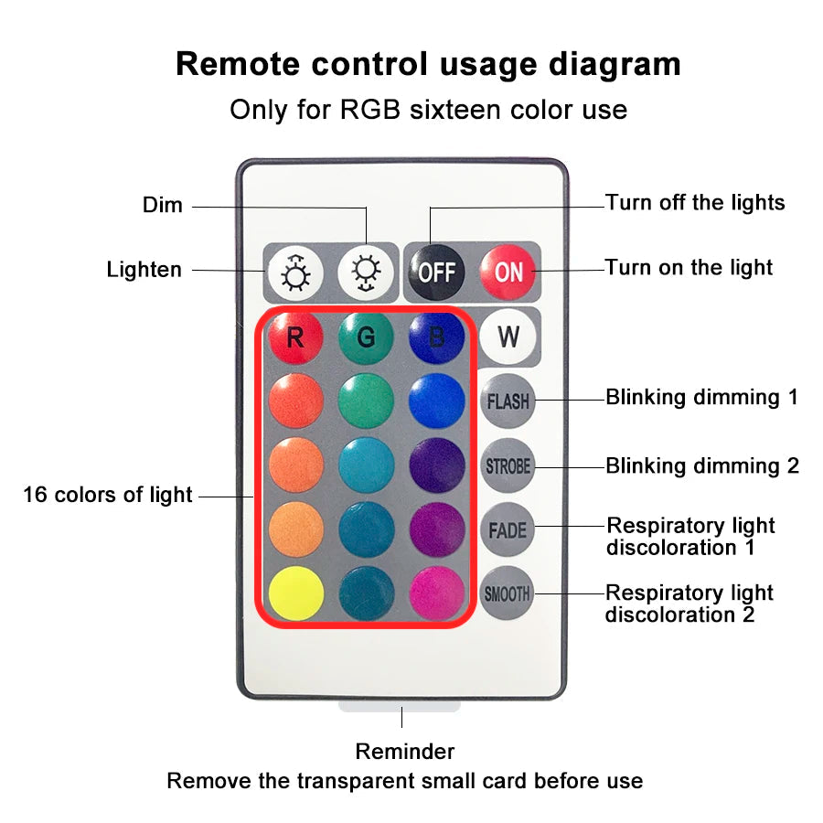 Creative Flame Crystal Lamp Acrylic Bedside Lamp Water Wave Projector Light with Remote