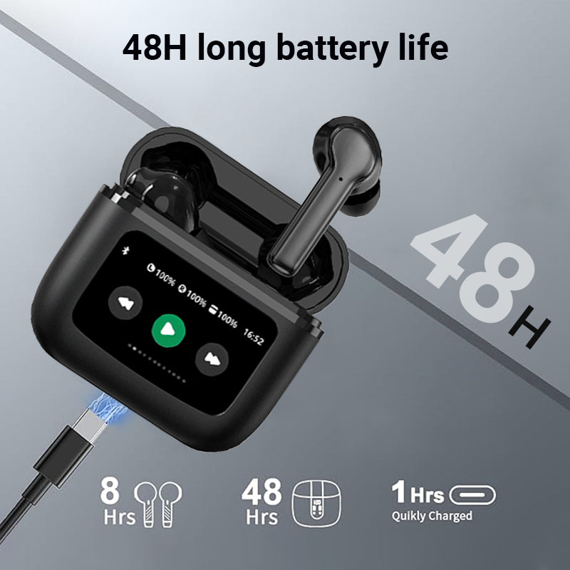 Smart Touch Screen Bluetooth Wireless Earbuds