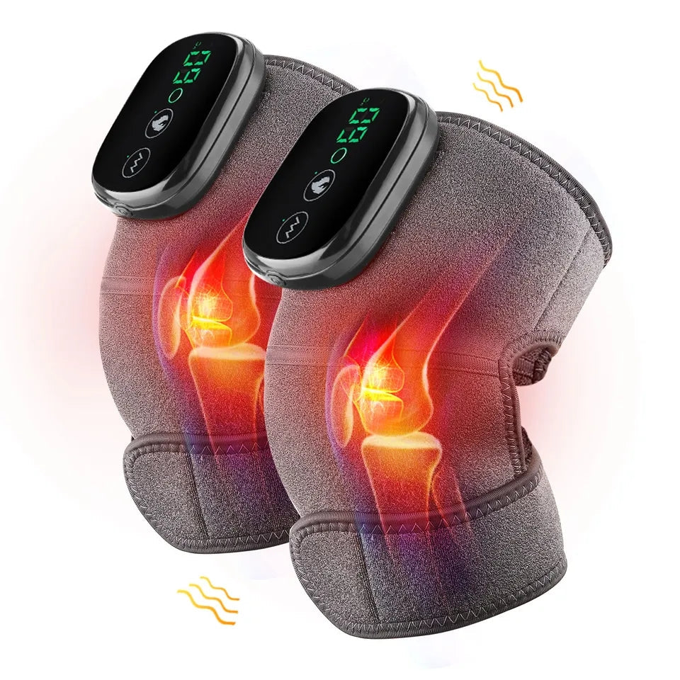 Thermal Cordless Infrared Heated Knee Massager with Vibrations