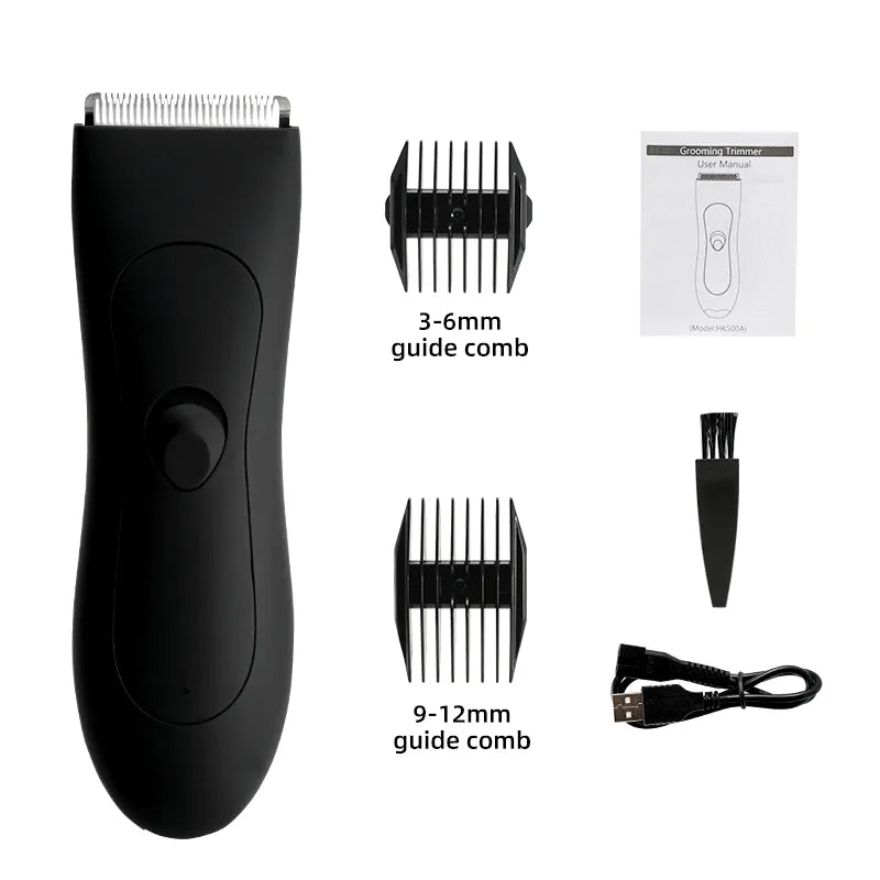 Unisex Body Hair Trimmer for Men and Women, Bikini Trimmer, Groin Body Shaver, Arm Beard Razor