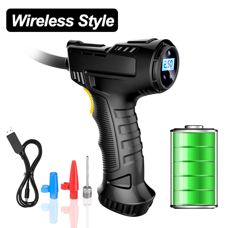 120W Car Air Pump: Portable and Efficient Cordless Air Pump Wireless Portable Air Compressor