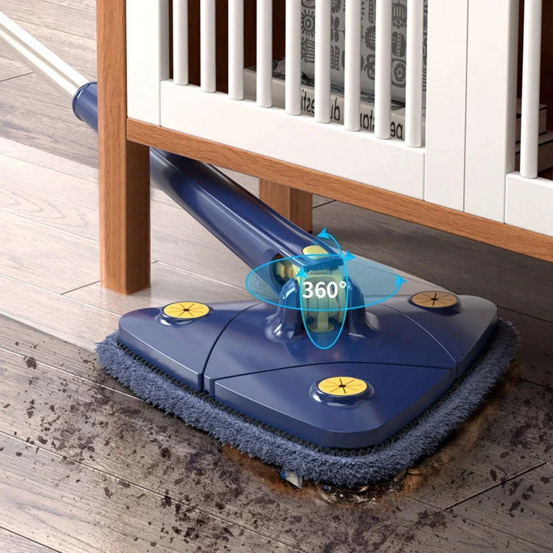 360° Triangular Adjustable Rotatable Cleaning Mop