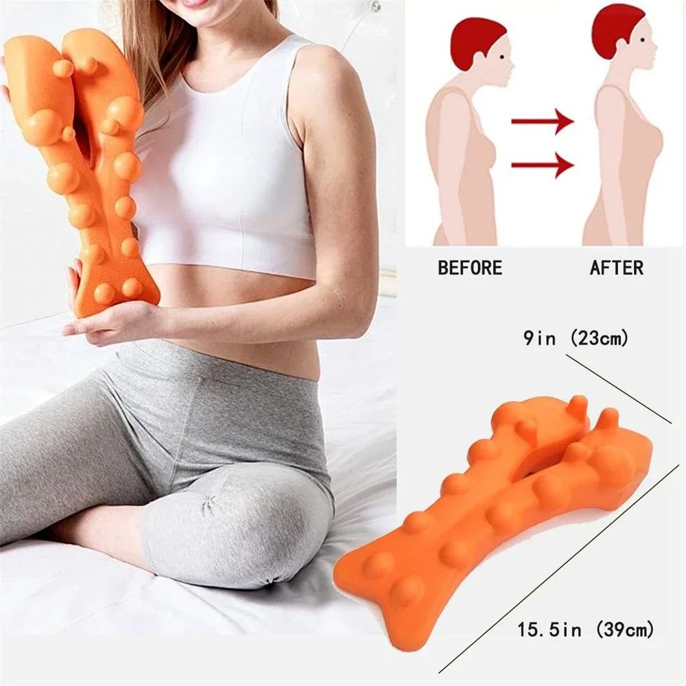 Trapezius Trigger Point Massager Reduce Fatigue Release Pressure Upper Back Waist Acupressure Massager