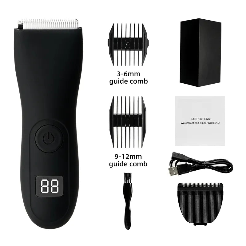 Unisex Body Hair Trimmer for Men and Women, Bikini Trimmer, Groin Body Shaver, Arm Beard Razor