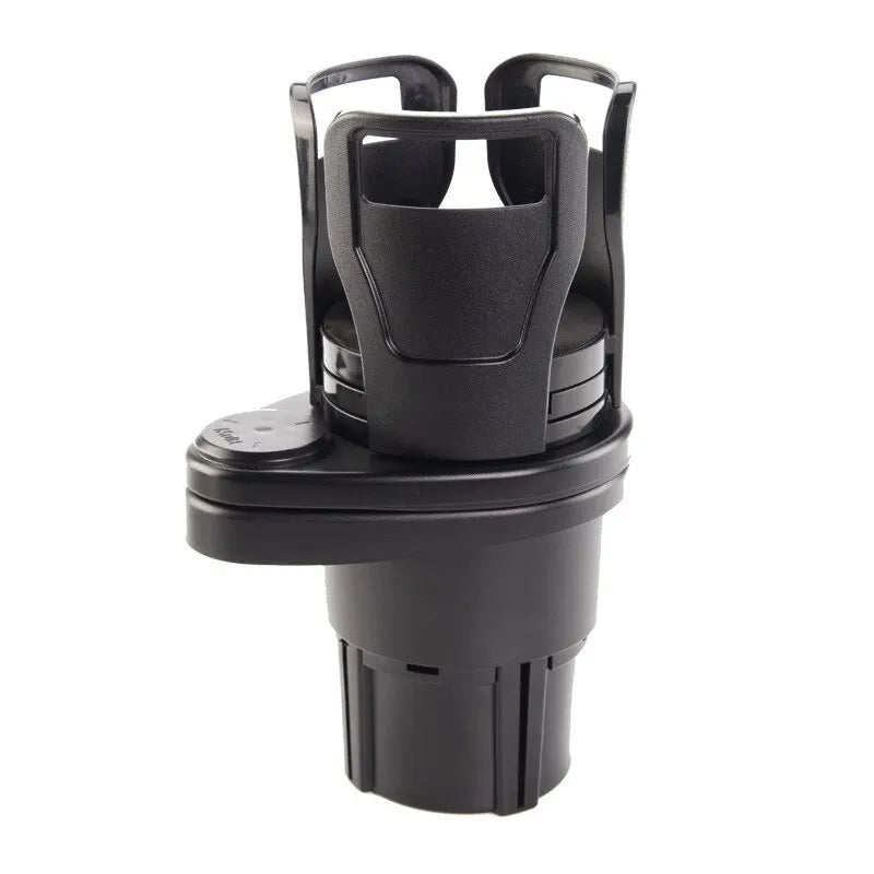 2-in-1 Rotatable Car Cup Holder with Storage Organizer