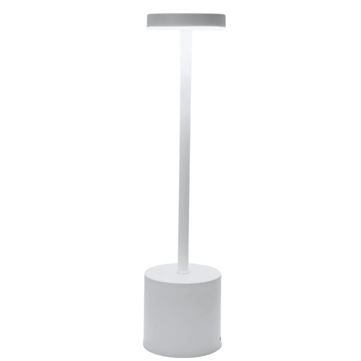 LED Rechargeable Touch Metal Table Lamp Three Colours Bedside Creative Light Bar