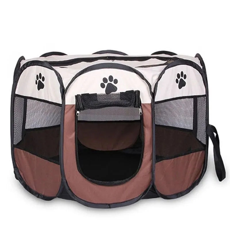 Octagonal Portable Foldable Pet Tent Kennel