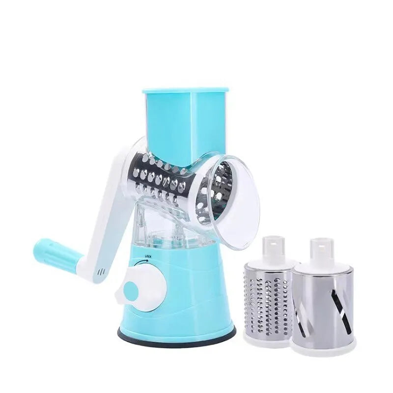 Multifunctional Hand Crank Vegetable Cutter Home Kitchen Potato Grater & Shredder