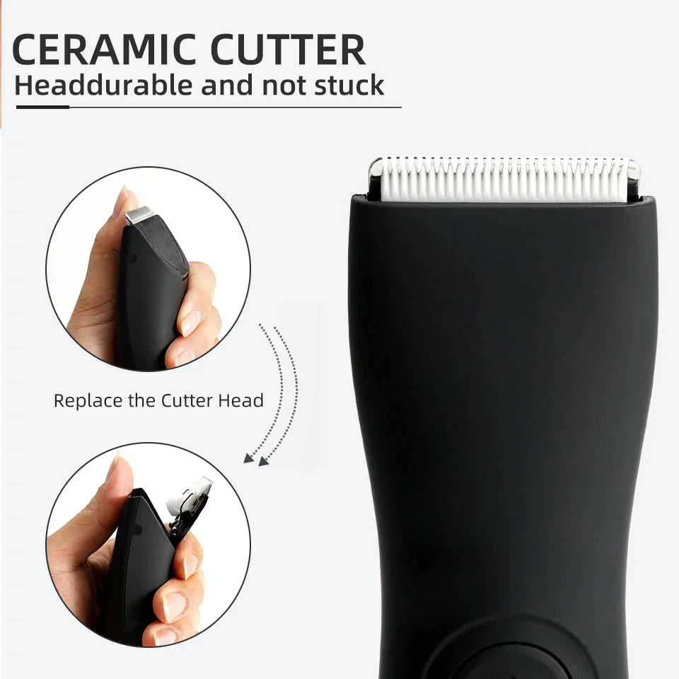 Unisex Body Hair Trimmer for Men and Women, Bikini Trimmer, Groin Body Shaver, Arm Beard Razor