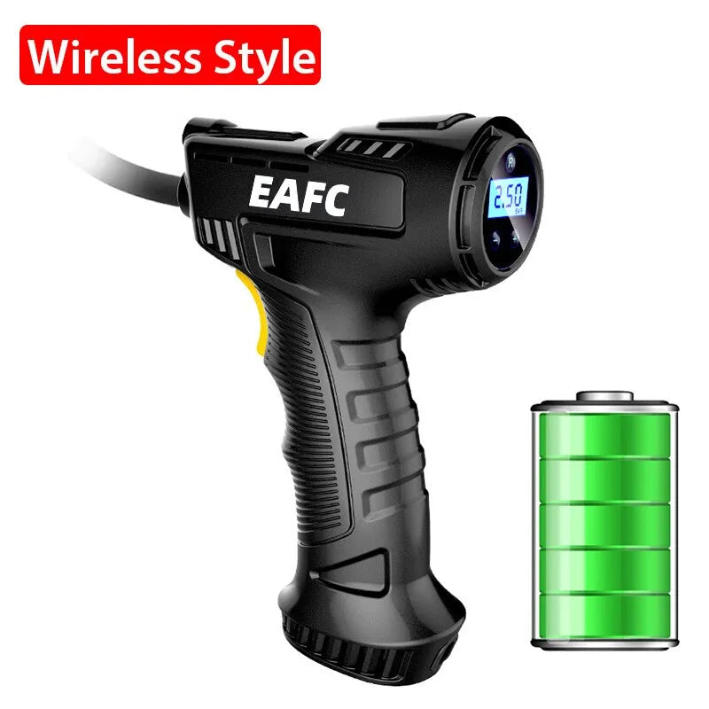 120W Car Air Pump: Portable and Efficient Cordless Air Pump Wireless Portable Air Compressor