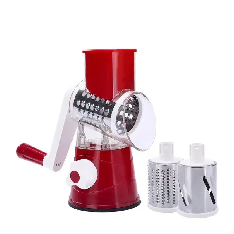 Multifunctional Hand Crank Vegetable Cutter Home Kitchen Potato Grater & Shredder