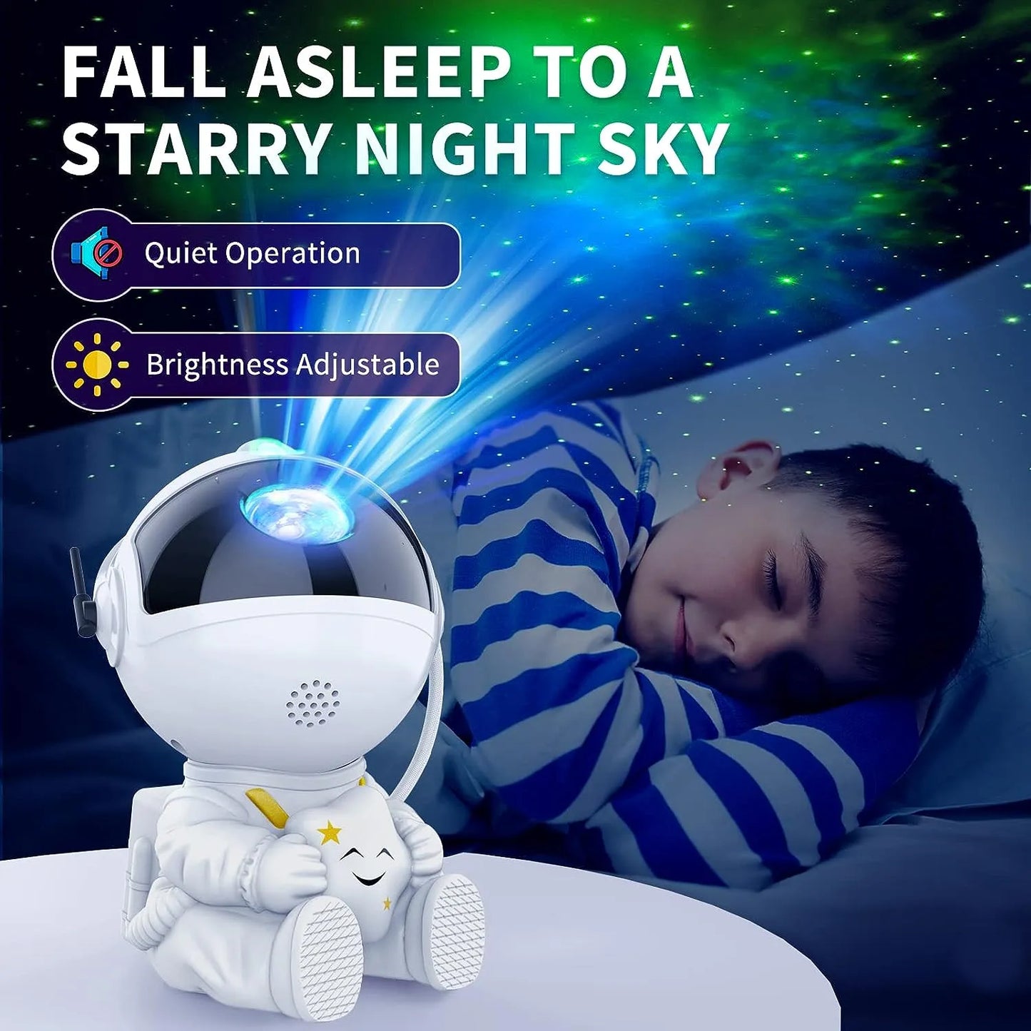 Galaxy Night Light Astronaut Space Projector LED Lamp