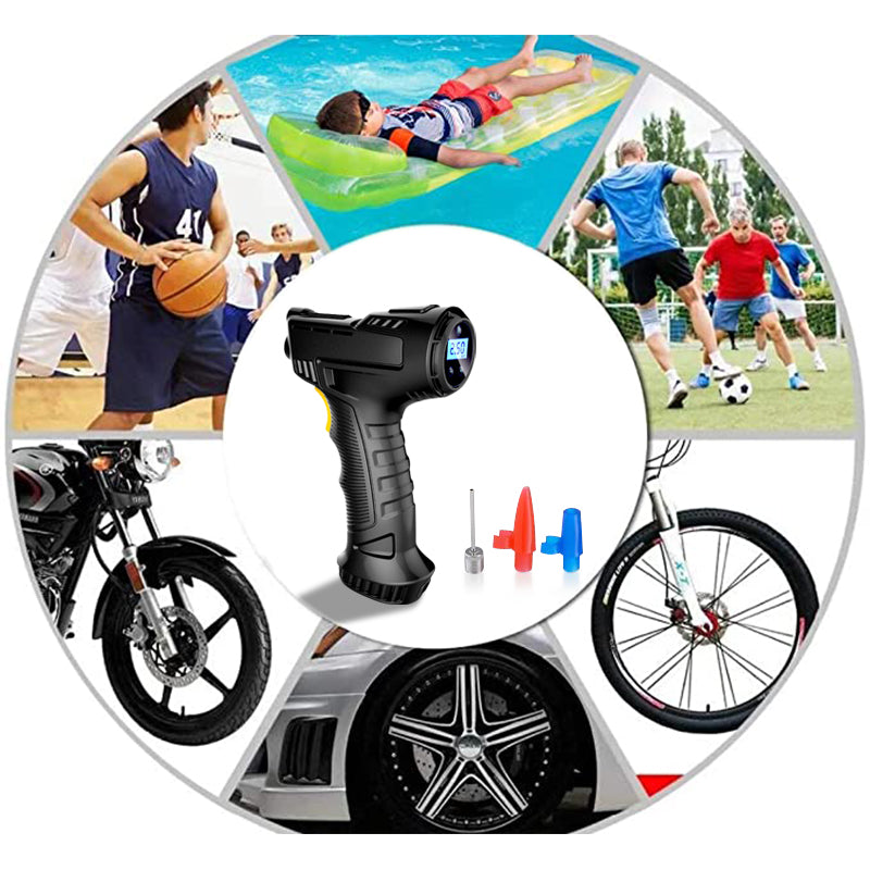 120W Car Air Pump: Portable and Efficient Cordless Air Pump Wireless Portable Air Compressor